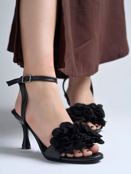 Shoetopia - Black Girls Casual Heels