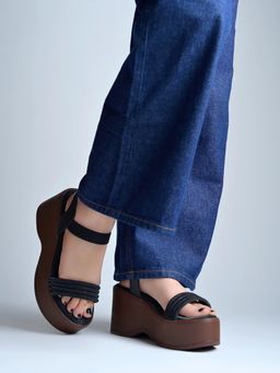 Shoetopia - Black Girls Casual Heels