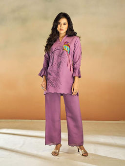 KAFTANIZE - Dove Dark Purple Co-Ord