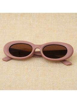 DukieKooky - Kids Brown Oval Sunglasses (DKSG531) (M)