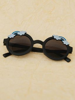 DukieKooky - Kids Black Round Sunglasses (DKSG533) (M)