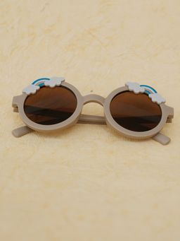 DukieKooky - Kids Brown Round Sunglasses (DKSG533) (M)