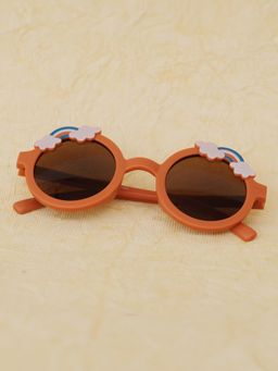 DukieKooky - Kids Brown Round Sunglasses (DKSG533) (M)