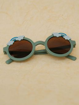 DukieKooky - Kids Brown Round Sunglasses (DKSG533) (M)