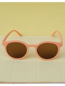 DukieKooky - Kids Brown Wayfarer Sunglasses (DKSG534) (M)