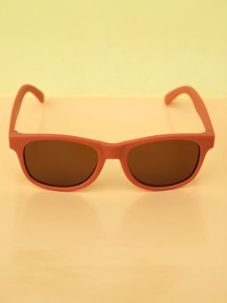 DukieKooky - Kids Brown Wayfarer Sunglasses (DKSG535) (M)
