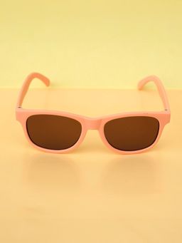 DukieKooky - Kids Brown Wayfarer Sunglasses (DKSG535) (M)