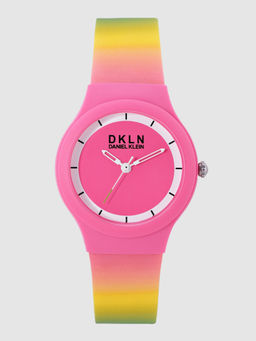 Daniel Klein - Red Dial Analog Watches For Women DK.1.12277-8