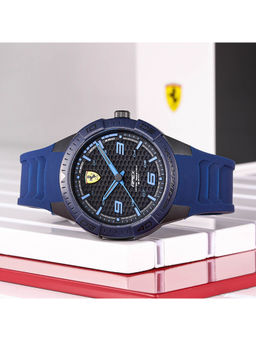 Scuderia Ferrari - Black Dial Round Analog Watch-0830665