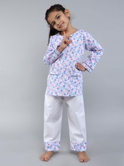 Little Clothings - Shirt With Paired With A Solid Shirt & Pajama (Set of 2)