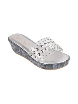 Catwalk - Women Silver Sandal Heels
