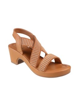 Catwalk - Women Tan Sandal Heels