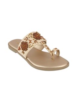 Catwalk - Women Gold Flats