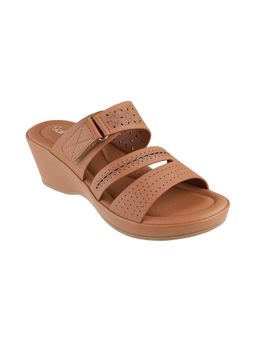 Catwalk - Women Tan Wedges Heels