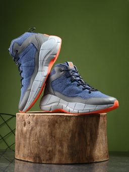 Off Limits - Men S.W.A.T. Basketball Shoes - Navy Blue