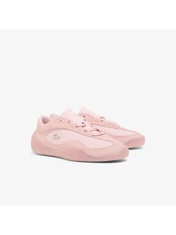 Lacoste - Womens Net Low Leather Sneakers - Pink
