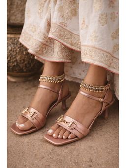 SCENTRA - Womens Sandal Heels for Party - Pink