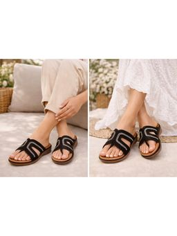 SCENTRA - Womens Sandals for Party - Black