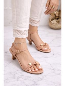 SCENTRA - Womens Sandal Heels for Party - Pink