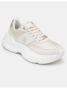 U.S. POLO ASSN. - Women Thea Monogram Lace Up Sneakers with Comfort Insole