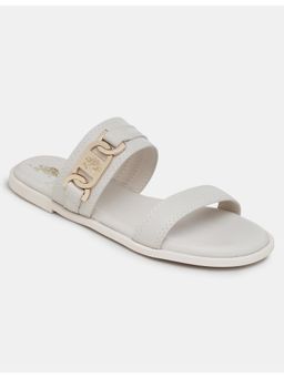 U.S. POLO ASSN. - Women Lioris Solid Slip On Flats with Gold Hardware