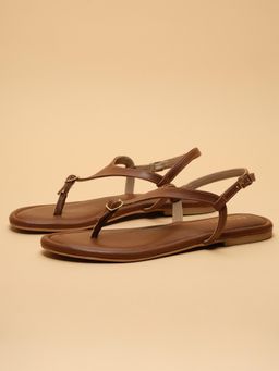 ERIDANI - Women Rosella Tan Thong Sandal