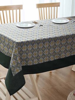 BLANC9 - Chitrahaar 6-8 Seater Cotton Tablecloth