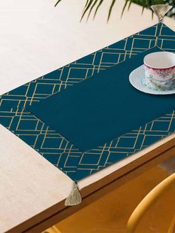 BLANC9 - Cotton Harlequin Placemats (Pack of 8)