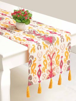 BLANC9 - Rangbahar Ikat 100% Cotton 4-6 Seater Table Runner
