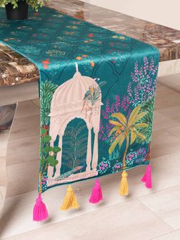 BLANC9 - Udyan Polyester Cotton Printed 4-6 Seater Table Runner