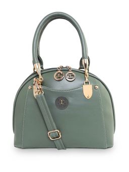 ESBEDA - Olive Color Solid Pattern D Shape Handbag For Women