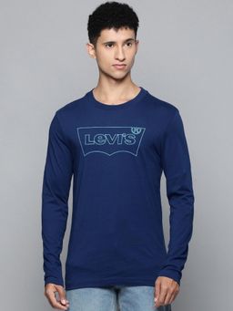 Levi's - Men Blue Crew Neck T-Shirt