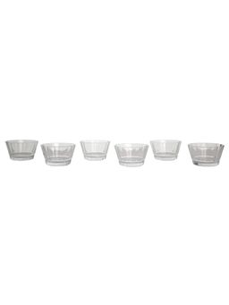 Crystal d'Arques - Macassar 6 Piece Glass Bowl - 12Cm