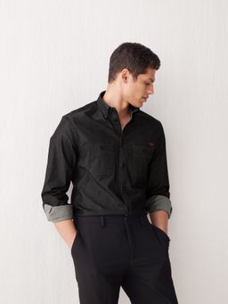 Andamen - Onyx Black Shirt Slim