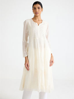 Ancestry - White Chikankari Kurta
