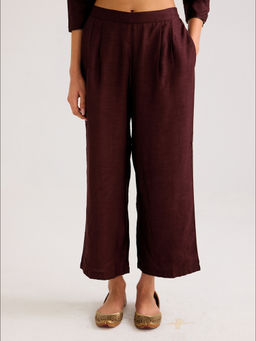 Ancestry - Brown Solid Straight Pant