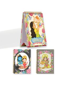 Happywagon - 2024 Divine Mums Desk Calendar With 2 Sketchbook Combo