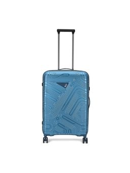 VIP - Blue Textured Polypropylene Trolley Bag