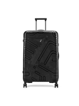 VIP - Black Textured Polypropylene Trolley Bag