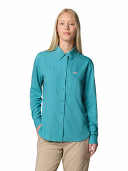 Columbia - Teal Solid Regular Fit Shirt