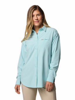 Columbia - Blue Solid Regular Fit Shirt