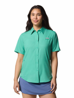 Columbia - Green Solid Slim Fit Shirt