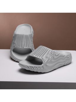 Red Tape - Men's Solid Ice Grey Sliders