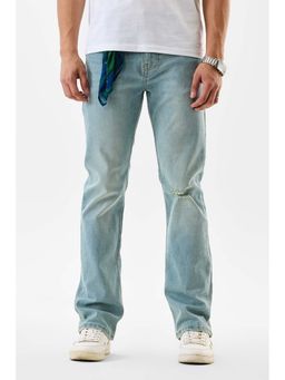 Snitch - Light Blue Straight Casual Jeans for Men