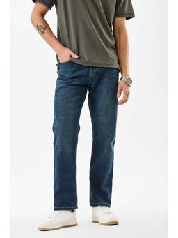 Snitch - Blue Solid Slim Casual Jeans for Men