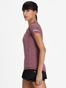 Puma - Runner Id Drycell Womens Running Fitted Red T-Shirt