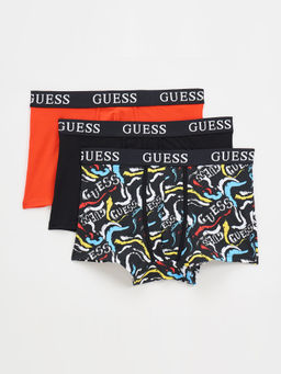 Guess - Multi Cotton Solid Men Trunk (Pack of 3)