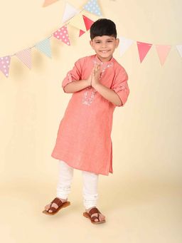 Fabindia - Coral Floral Kurta