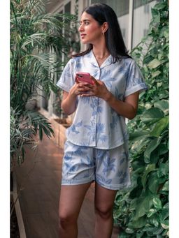 Private Lives - Beachy Cotton Shorts with Shirt