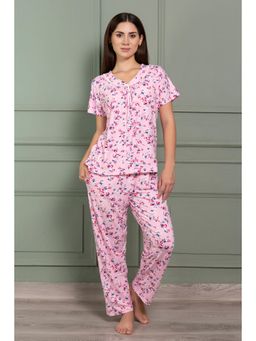 Private Lives - Nightsuit In Printed Modale